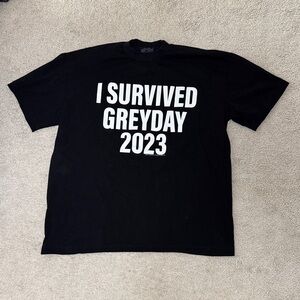 G59 I SURVIVED GREYDAY 2023 T-shirt - XL